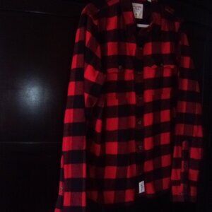 Flannel plaid shirt muscle